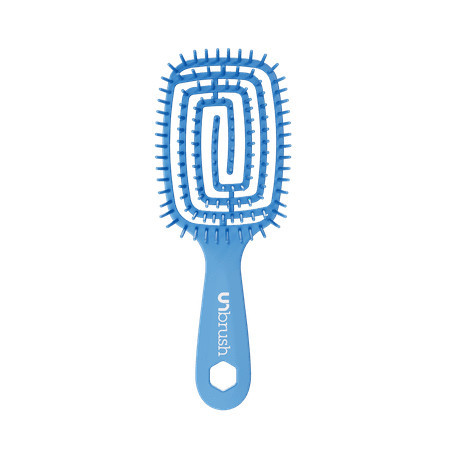 FHI Heat UNbrush Flex Detangling Brush Pain-Free Brushing on All Wet or Dry Hair Types Blue 8 | Walmart (US)