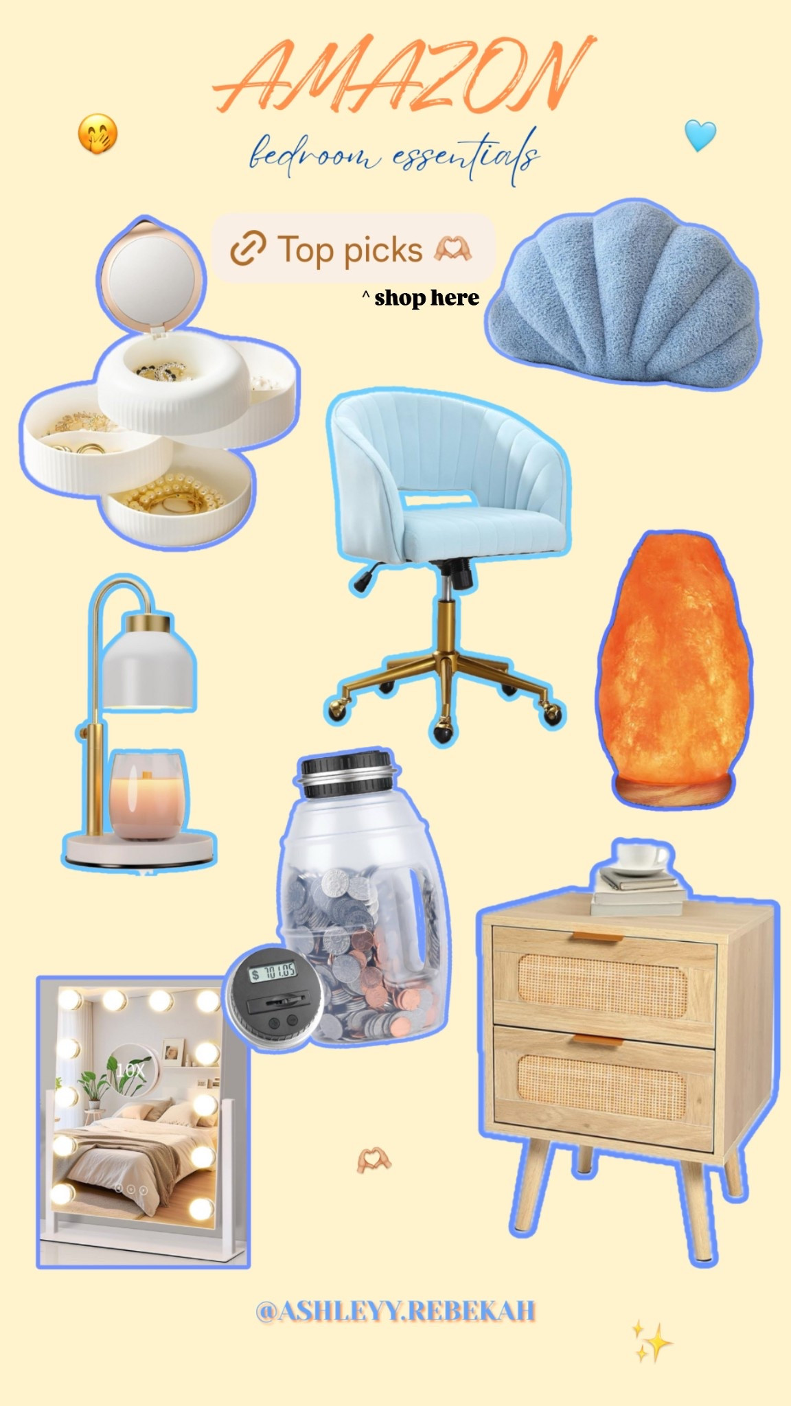 my top bedroom essentials 🤭

#bedroom #aesthetic #essentials

#LTKU #LTKHome