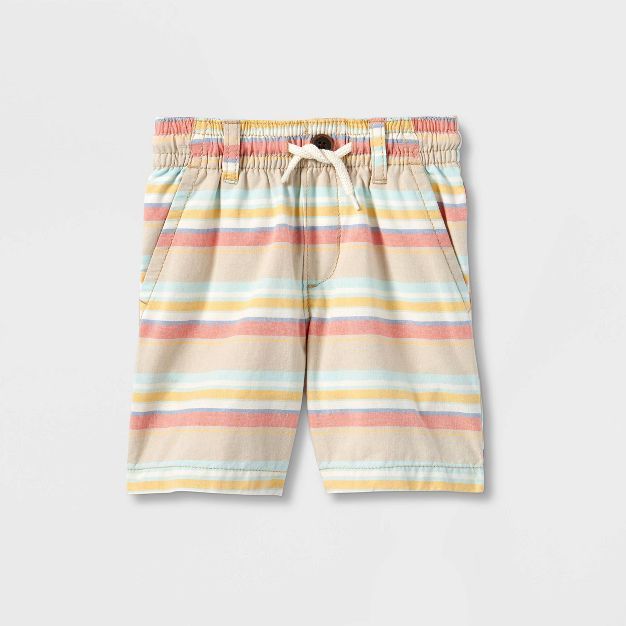 OshKosh B'gosh Toddler Boys' Striped Woven Pull-On Shorts | Target