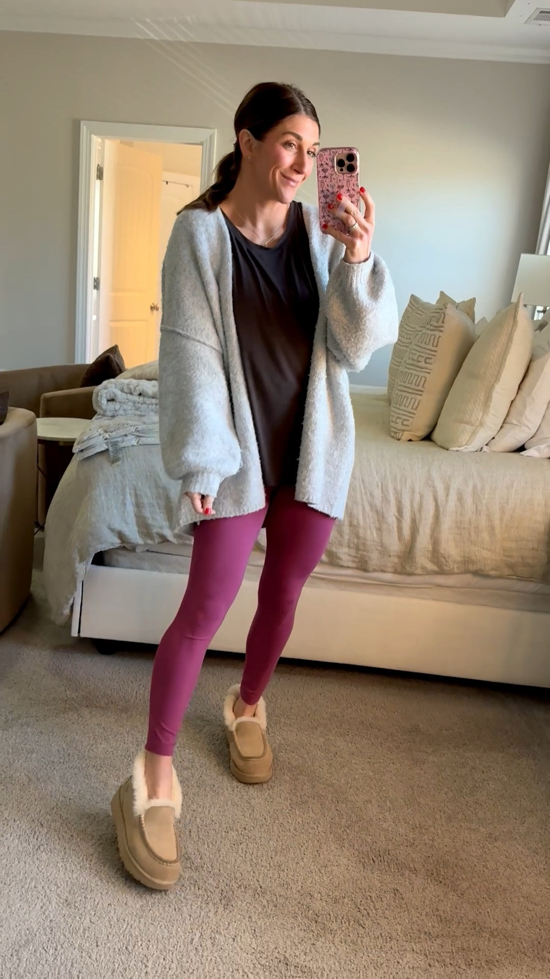 Shop outfit details here!

Long sleeve tee from Athleta-size small. This exact color is sold out but comes in other colors. On sale in some colors 

Cardigan-Amazon-size small on sale! Comes in other colors

Leggings: size 6 Lululemon aligns - comes in similar colors

Uggs are sold out in this color but on sale in the other colors. TTS-8

Cross necklace &Loopy phone case also linked. 10% off Loopy with code: watsonansley10

Click here to shop!

Cross necklace | electric picks | long sleeve | tee | athleta | sweater | cardigan | leggings | Lululemon | aligns | pink | mauve | red | Uggs | slippers | comfy | cute | mom | ootd | daily | shoes | fashion | sale



#LTKgrwm #LTKmomlife #LTKootd