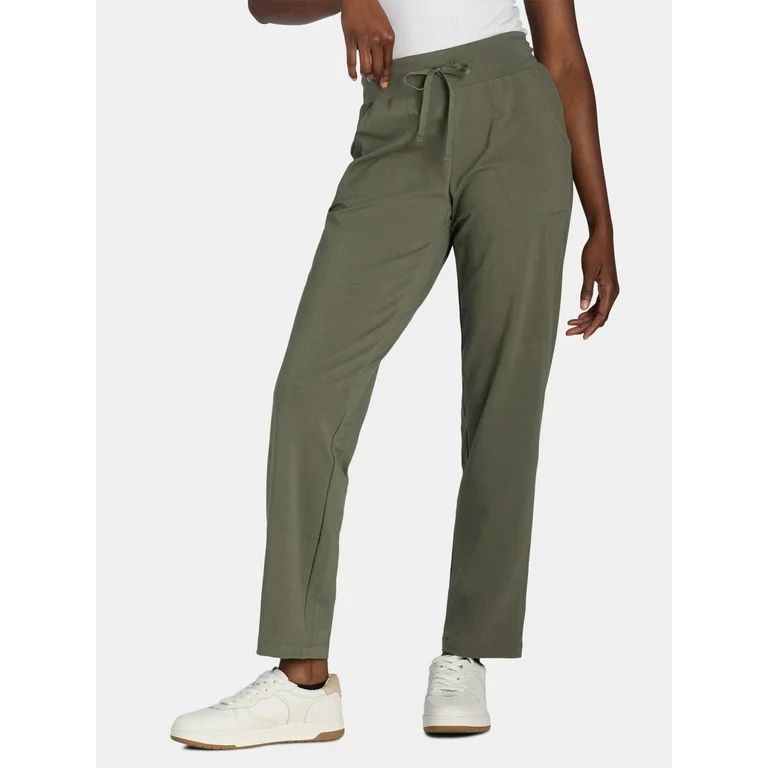 Athletic Works Women's and Women's Plus Knit Pants, Sizes XS-4X | Walmart (US)