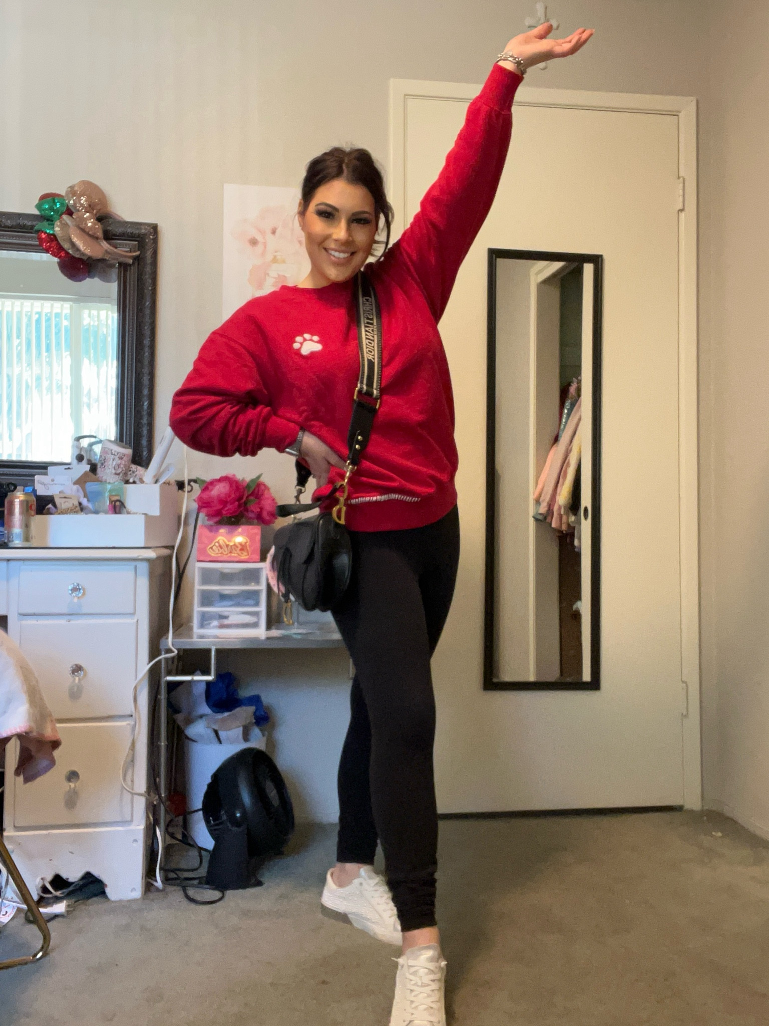 Valentines Day Outfit | February Outfit | Dog Mom outfit 

#LTKshoecrush #LTKsalealert #LTKstyletip