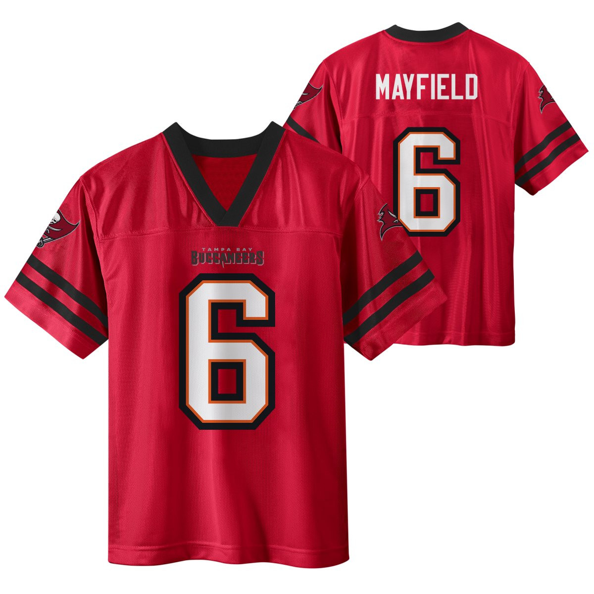 TAMPA BAY BUCS Boys Primry Color Synthetic Jersey Home - Mayfield | Walmart (US)