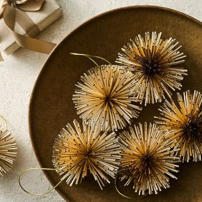 Medium Mylar Ball Ornament (Set of 6) | West Elm (US)