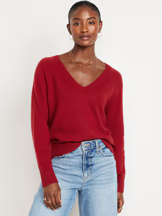 SoSoft Loose V-Neck Sweater | Old Navy (US)