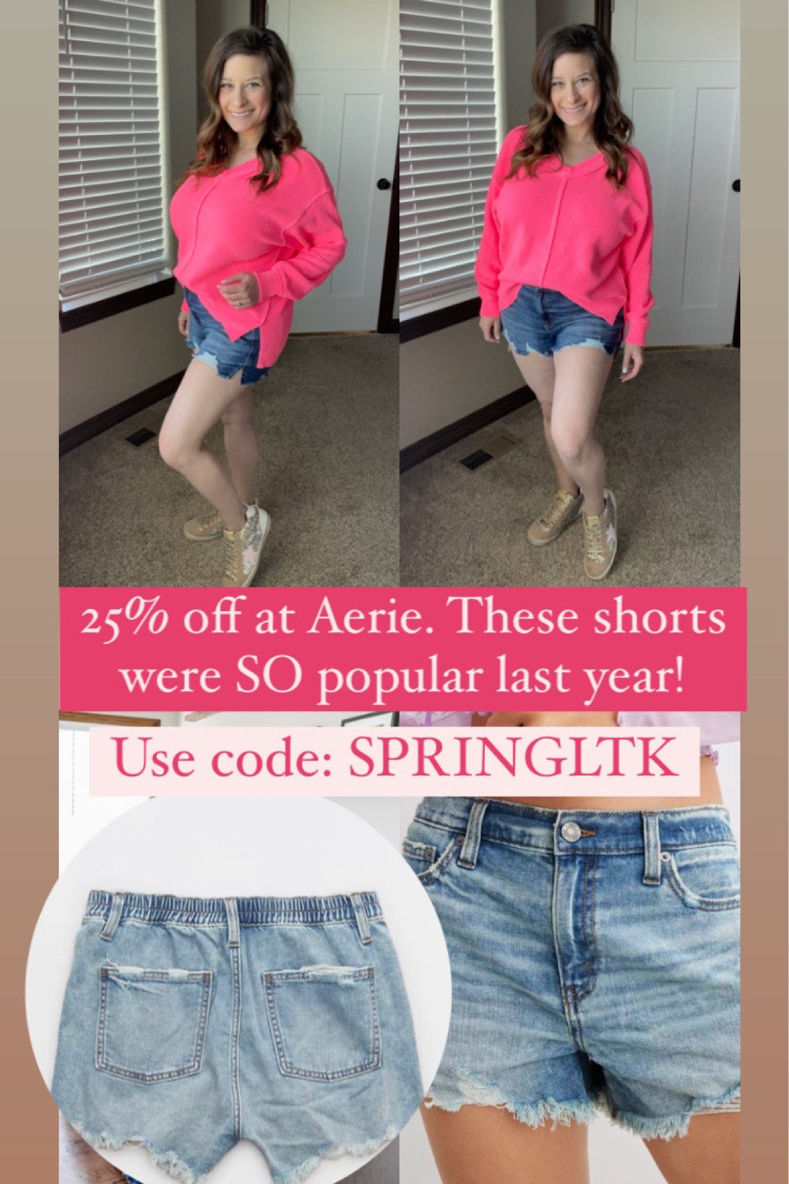 Aerie, elastic shorts, denim shorts, pull on shorts, spring, summer, travel, vacation, spring break, comfy, athleisure

#LTKmidsize #LTKsalealert #LTKfindsunder50