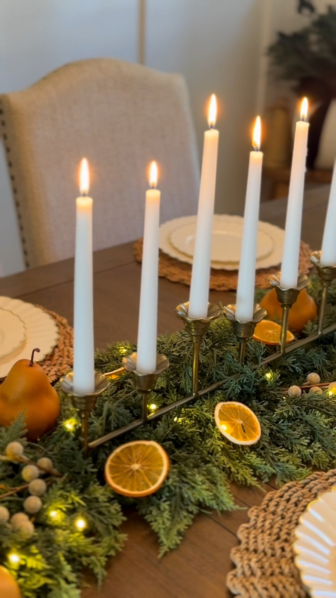 The cozy season starts here. 🍂✨

Sharing all of the details from this warm, organic tablescape, including my favorite Amazon finds and a few Target pieces. From the candlelight to the greenery and dried oranges, this might be one of my favorite looks yet. 🤎🍐🕯️

#LTKHome #AmazonHome #TargetStyle #FallDecor #NeutralHomeDecor

#LTKHome