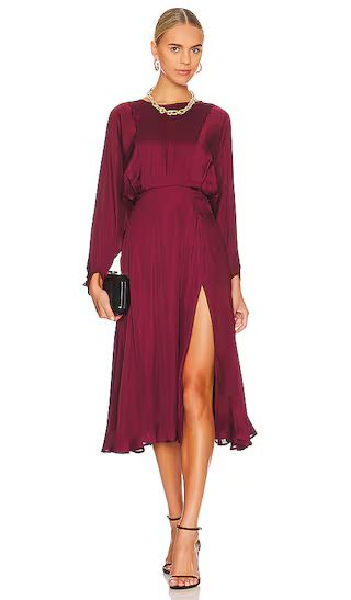 Marin Dress in Wine | Revolve Clothing (Global)