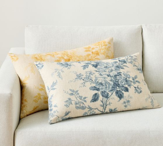 Kaira Reversible Printed Lumbar | Pottery Barn (US)