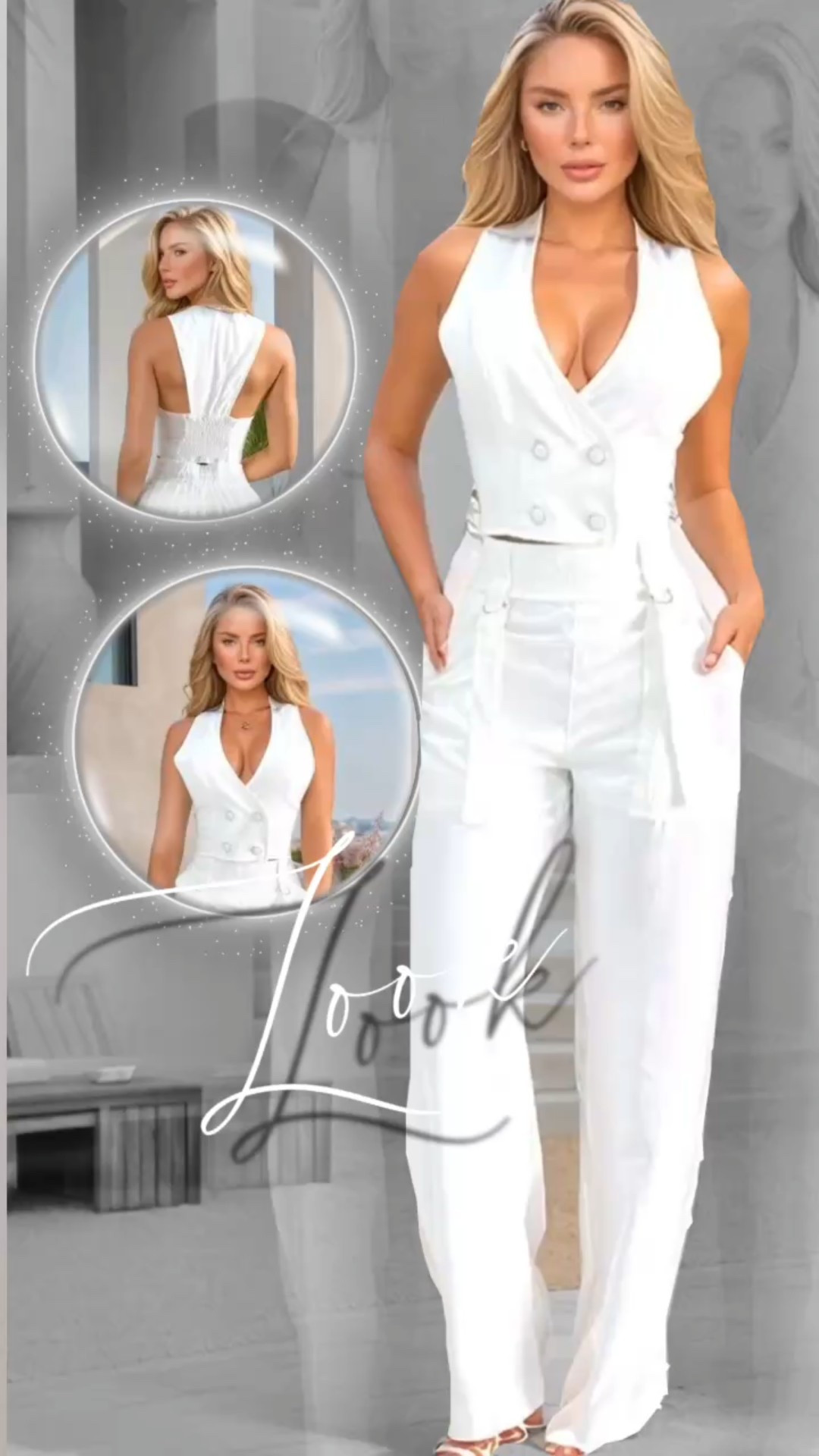 Conjunto Feminino Alfaiataria Divina Gata Colete e Calça Off White

#LTKbrasil #LTKpromo #LTKdicadeestilo