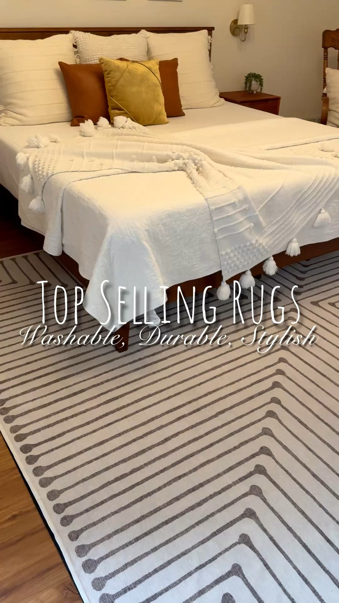 Everyone always asks about this rug 🤍

This washable black + ivory Ruggable (Inkdrop pattern) is one of my favorite ways to instantly elevate a space without the stress of spills or mess.

✔️ machine washable (a must with kids + real life)
✔️ low-pile + soft underfoot
✔️ adds contrast + depth to any room

I use these rugs all over our home… entryway, kitchen, living room, even bedrooms—and they hold up so well.

If you’ve been wanting a rug that’s both beautiful + practical, this is it. So many colors + patterns to choose from depending on your style.

Linked my exact one + a few other favorites you’ll love 👇

#LTKU #LTKmomlife #LTKHome