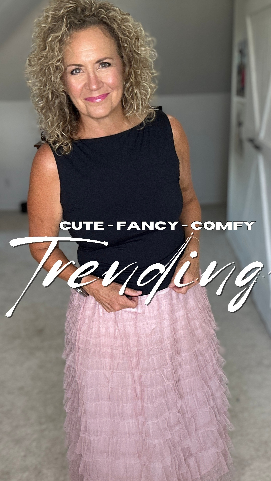 A little top that’s cute.
A skirt that’s fancier than my plans.
And sweatpants… that no one would guess are sweatpants.

All trending right now. 



#amazonaffiliate #amazoninfluencers #50plusfashion #agelessstyle #everydayconfidence #agelessconfidence #SpringStyle #FashionOver50 #over60influencer #summerstyle #trendingfashion 