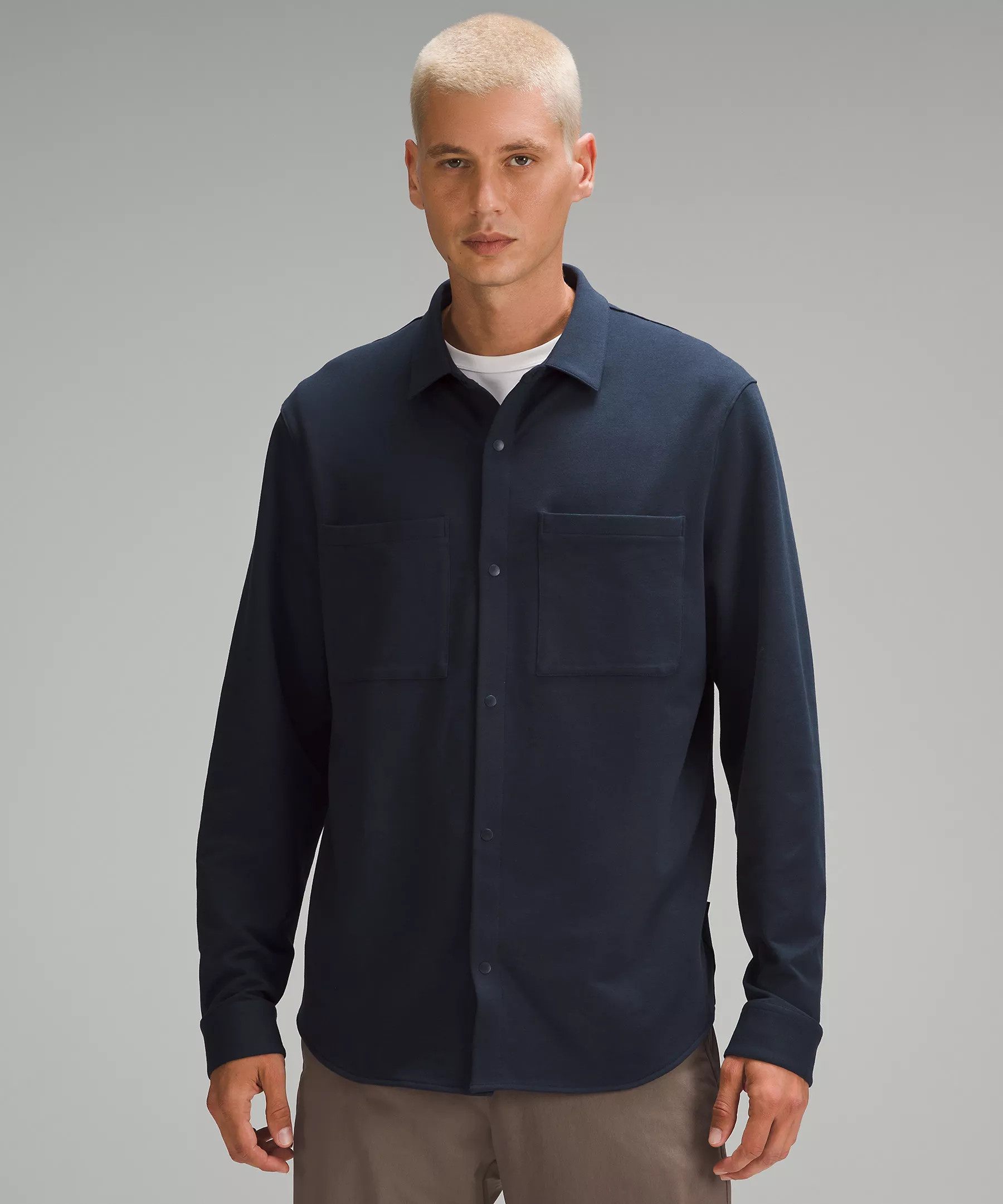 Soft Knit Overshirt *French Terry | Men's Long Sleeve Shirts | lululemon | Lululemon (US)