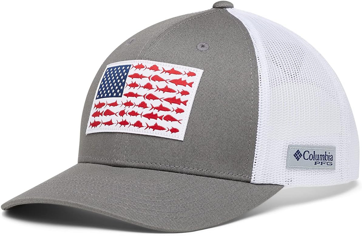 Columbia PFG Fish Flag Mesh Snap Back-High | Amazon (US)