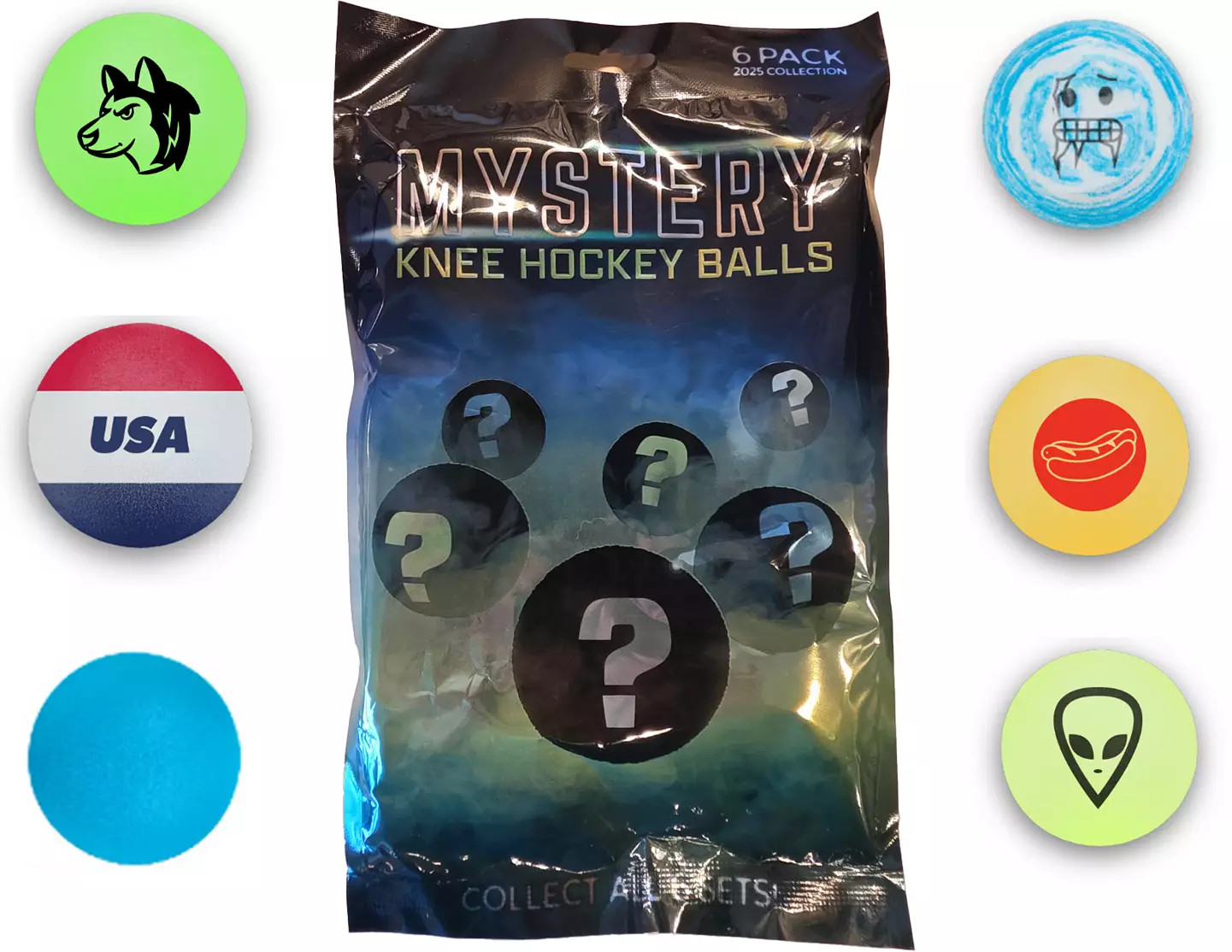 DSG Mystery Knee Hockey Balls - 2025 - 6 Pack | DICK'S Sporting Goods