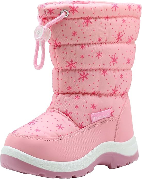 Apakowa Kid's Girls Cold Weather Snow Boots (Toddler/Little Kid) | Amazon (US)