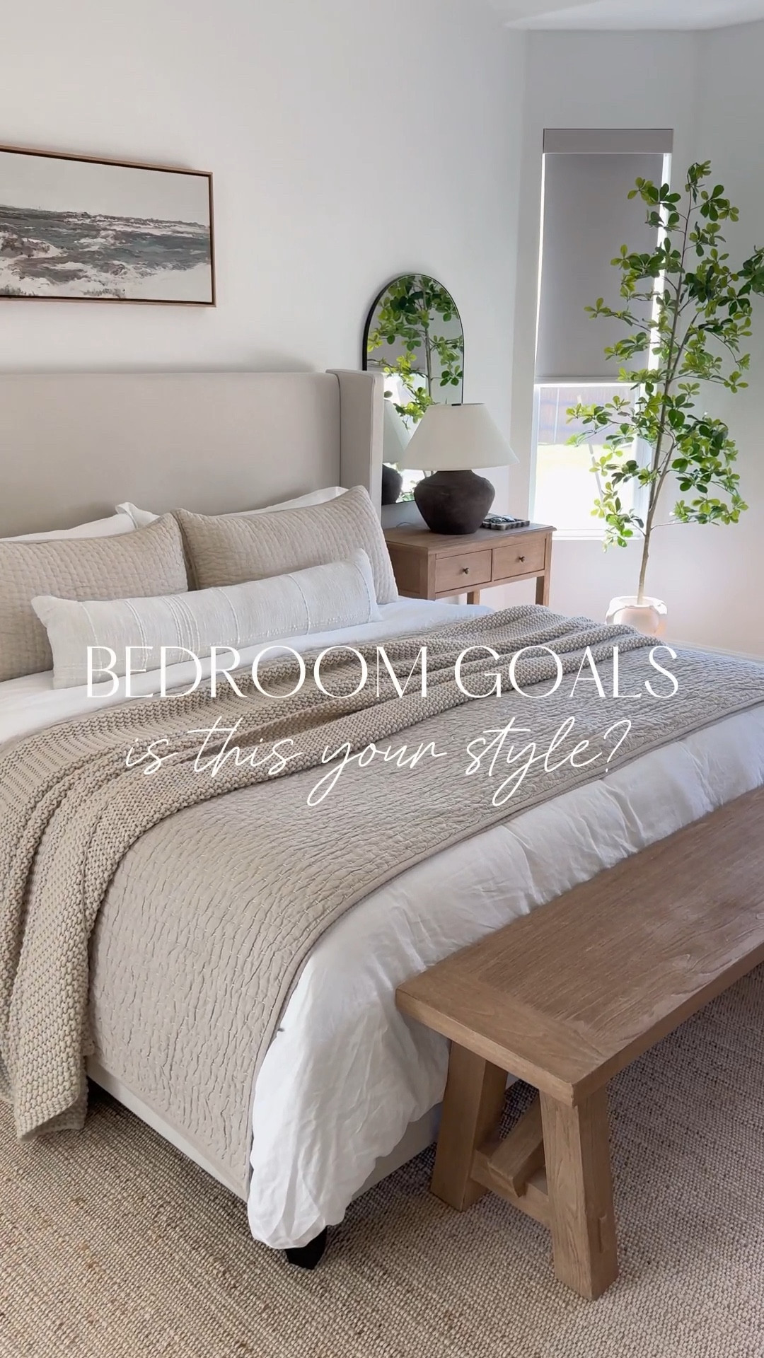 Bedroom Goals 🛏️🌤️ is this your vibe?

Comfy, Textured, Neutral and Layered is my vibe.

Sharing all my bedroom links!

Quince bedding, bedsure duvet, amazon finds, quince quilt, jute rug, pottery barn style, looks for less, bedframe, wayfair finds, wood bench, upholstered bed frame, neutral bedding

#LTKStyleTip #LTKFindsUnder100

#LTKHome #LTKSaleAlert #LTKdayinmylife