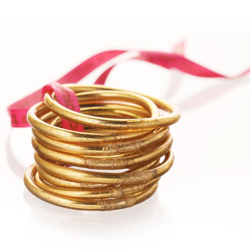 All Weather Serenity BanglesLarge - Gold | AHAlife