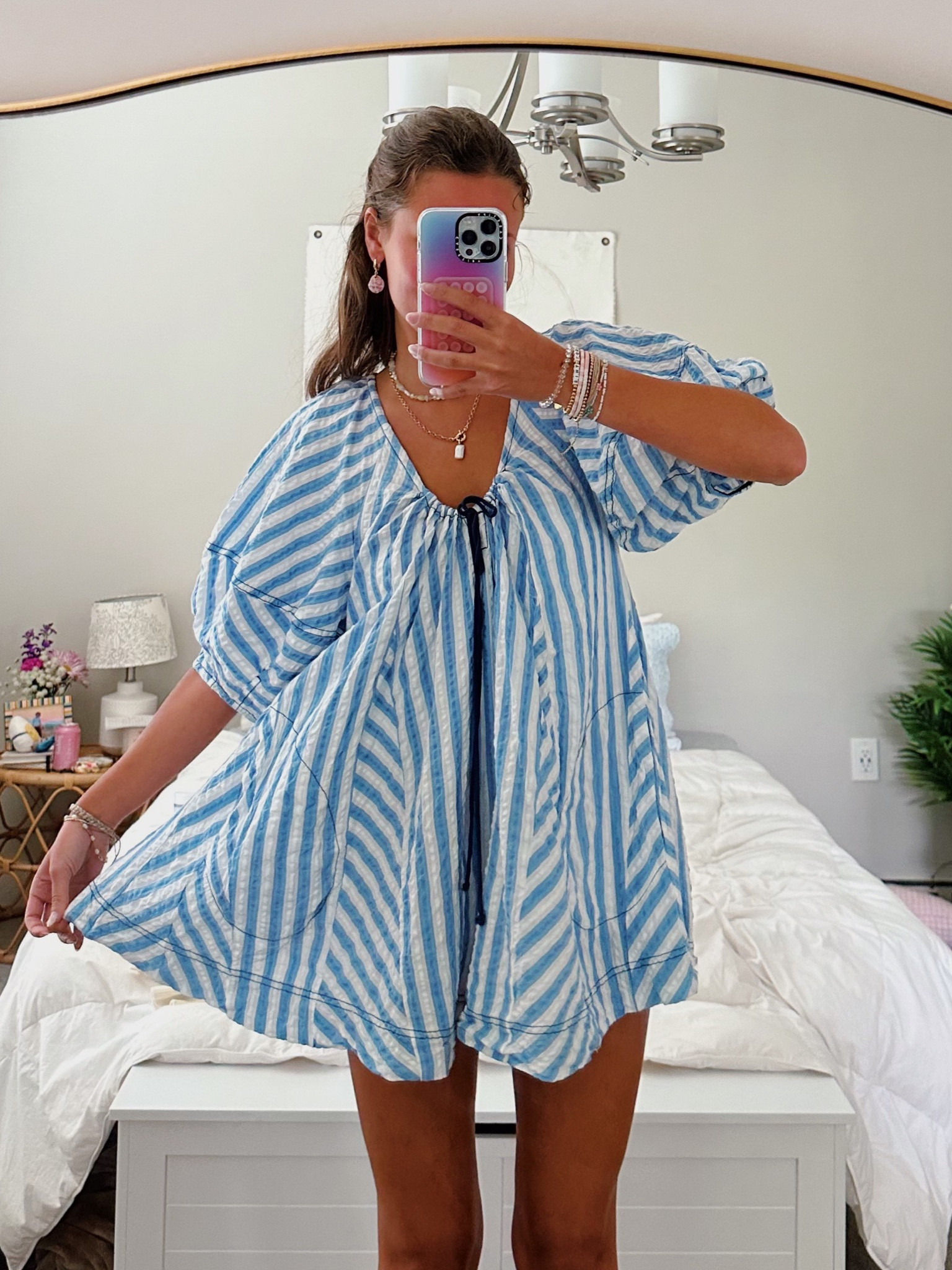 Sunday fit check!! I love this striped romper! So comfy & cute! Wearing a size small! 

spring dress inspo, church fits, free people finds 

#LTKStyleTip