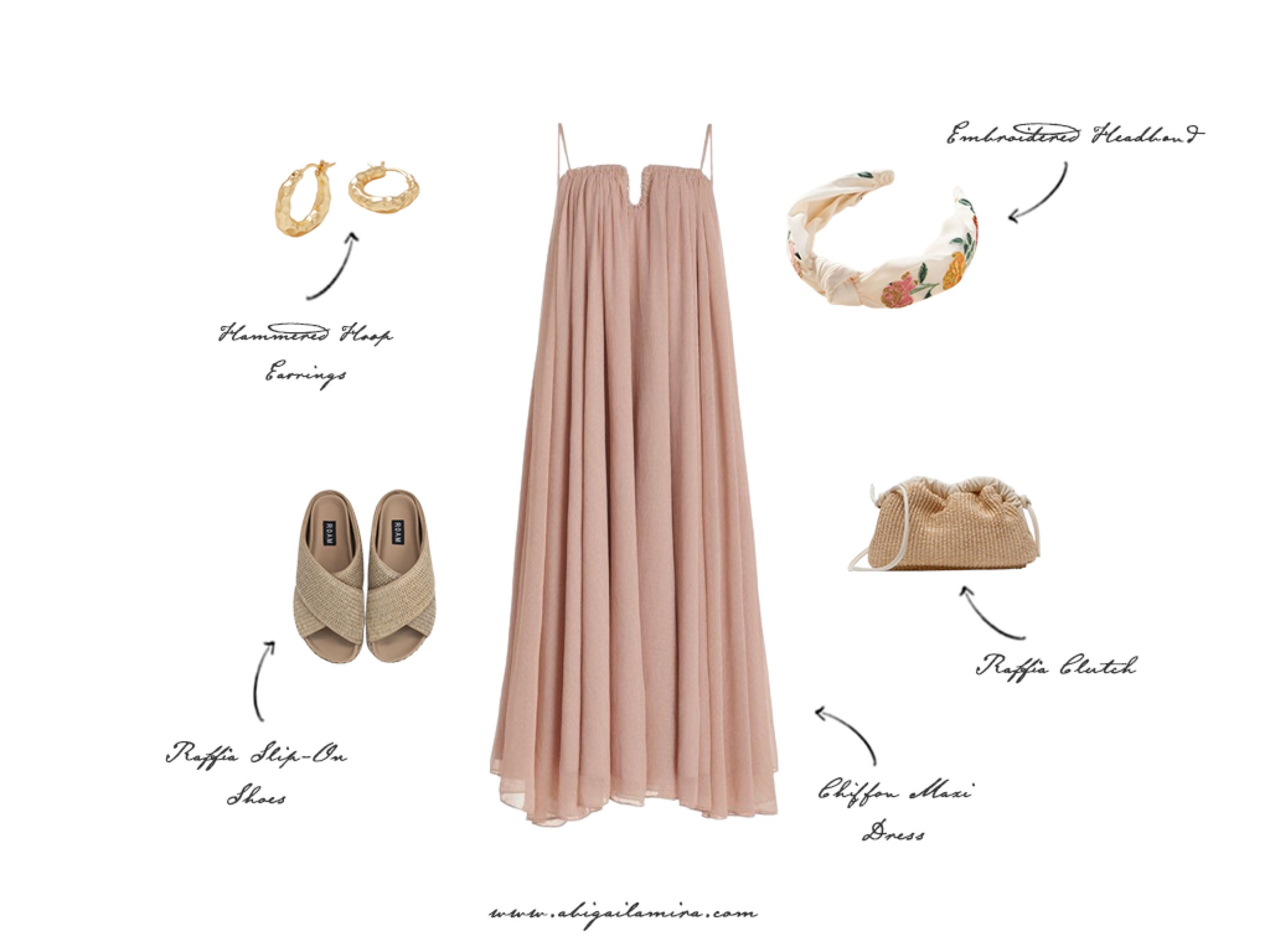 Who doesn’t love a flowy dress for summer? This breezy chiffon maxi dress can be dressed up for the evening or worn with raffia slip-on shoes, a pretty embroidered headband, a raffia clutch, and hammered hoop earrings for an all-day, casual look.

#LTKOver40 #LTKStyleTip #LTKSeasonal