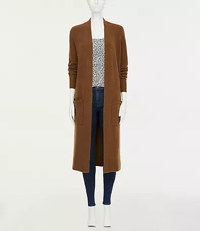 Loft Petite Pocket Duster Sweater | LOFT Outlet