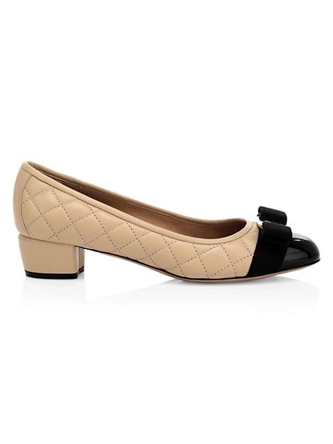 Vara Quilted Leather Pumps | Saks Fifth Avenue