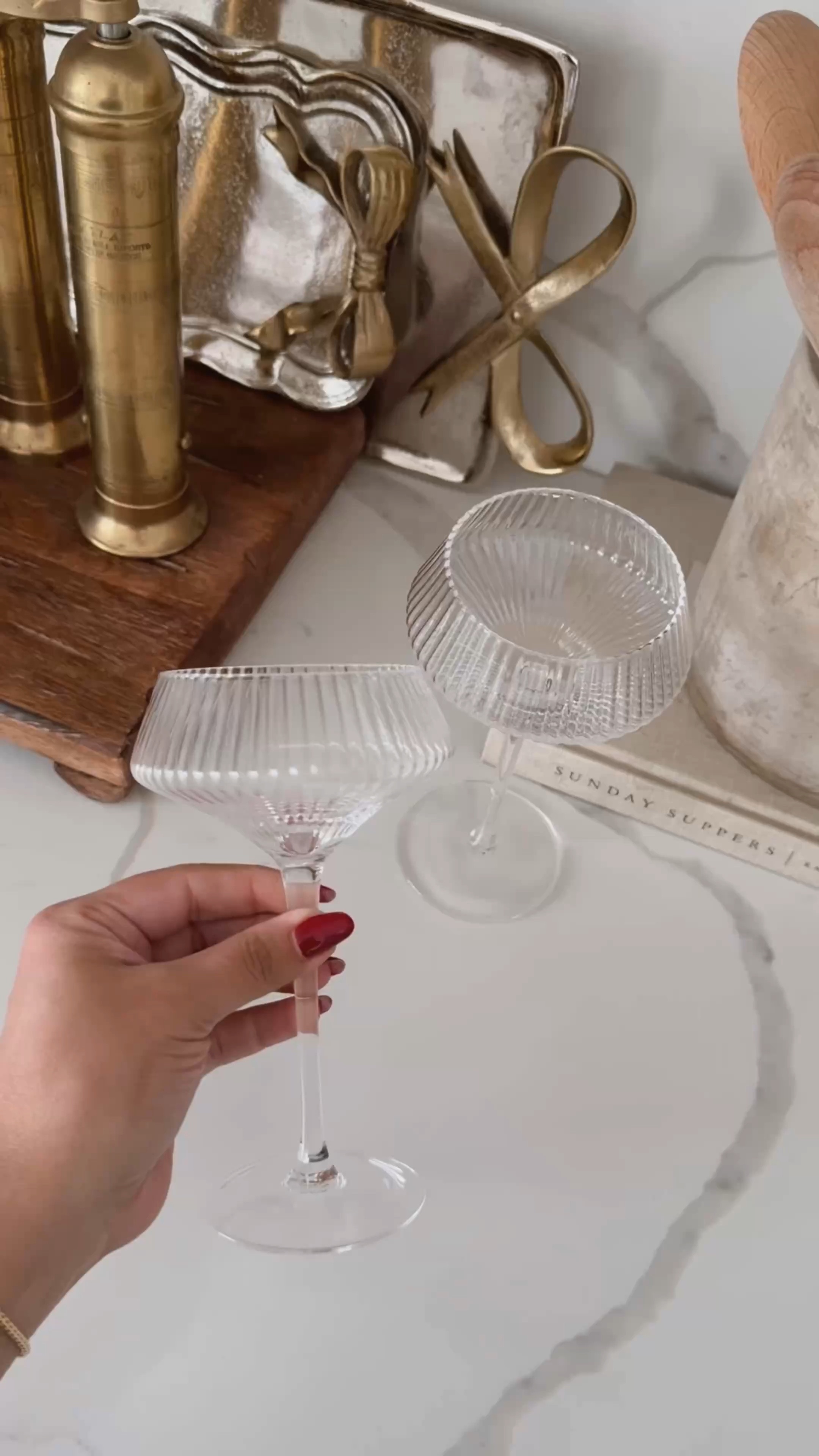 Excuse me target? 😍✨🤍
These $7 coupe glasses are stunning! Grab some for hosting or gifts 🎁 

#targetfind #glassware #coupe #martini #aestheticglassware #cocktailglass #threshold #targethome #kitchen #giftidea #hostessgift 

#LTKHoliday #LTKGiftGuide #LTKHome