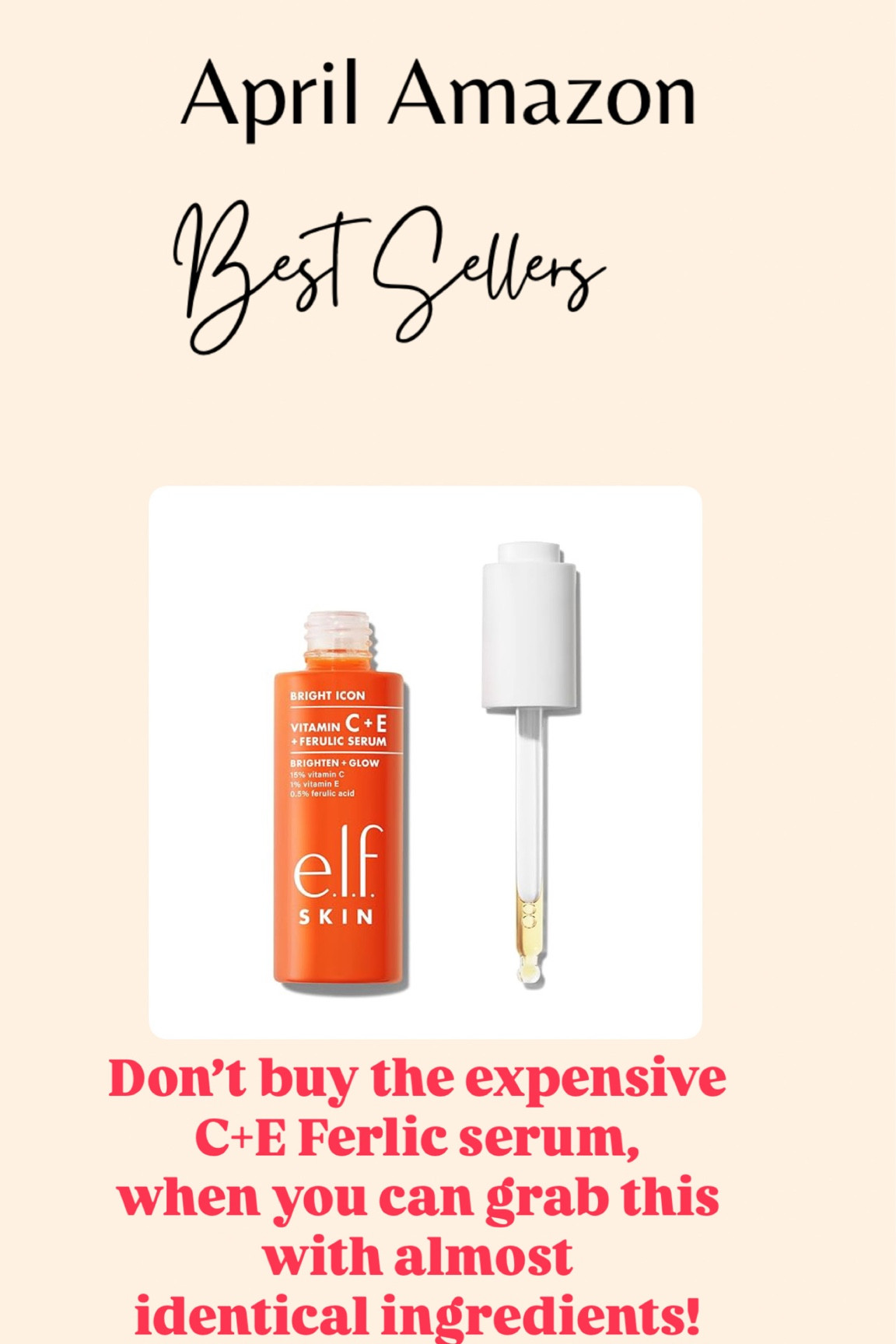 Viral Elf CE Frerulic on sale 
Skincare 
CE Ferulic 

#LTKBeauty #LTKootd #LTKSaleAlert