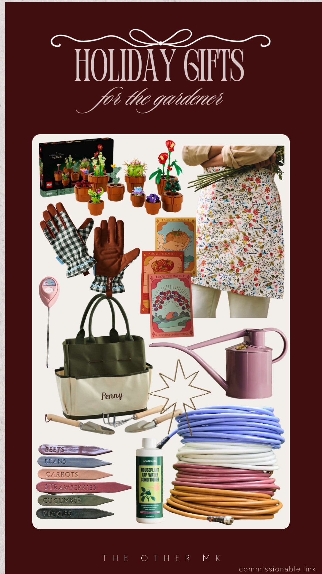 holiday gifts, Christmas gifts, trendy gifts, wishlist, holiday favorites, gifts for the gardener, garden tools, garden gloves, garden markers, lego succulents, tomato seed collection, plant moisturizer meter, garden hose, garden set 

 

#LTKGiftGuide #LTKHoliday #LTKSaleAlert