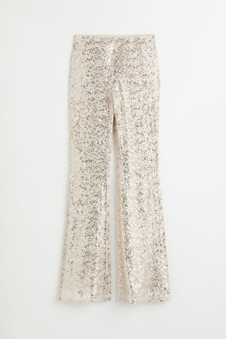 Flared Sequined Pants | H&M (US + CA)