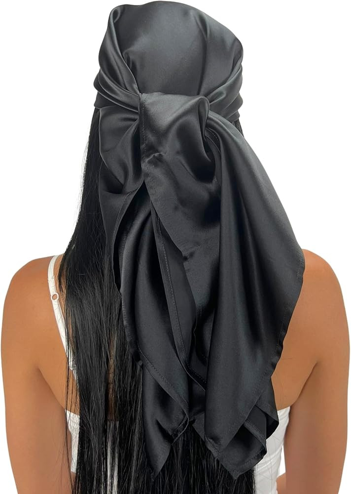 Mulberry Park Silks 100% Silk Head Scarf
        36", 19 Momme, Women's Hair Wrap, for Sleeping, ... | Amazon (US)