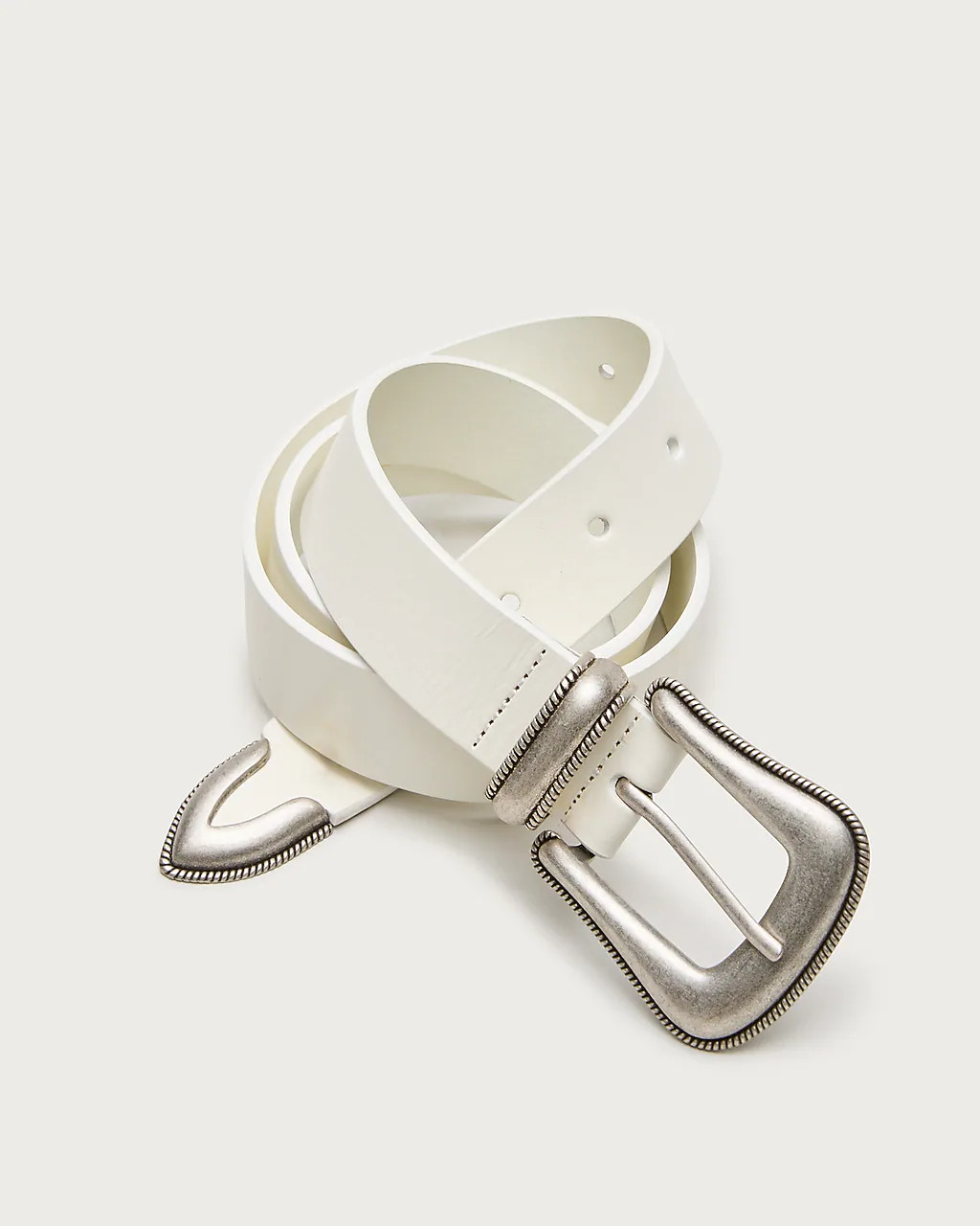 Western buckle belt in Italian leather | J. Crew US