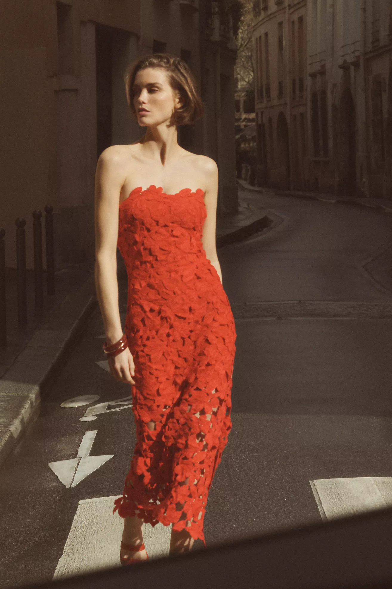 Saylor Philomena Cotton Cutwork Maxi Dress | Anthropologie (US)