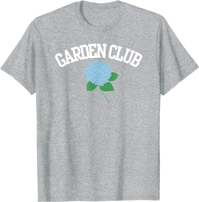 Grandmillennial Hydrangea Style Garden Club T-Shirt | Amazon (US)