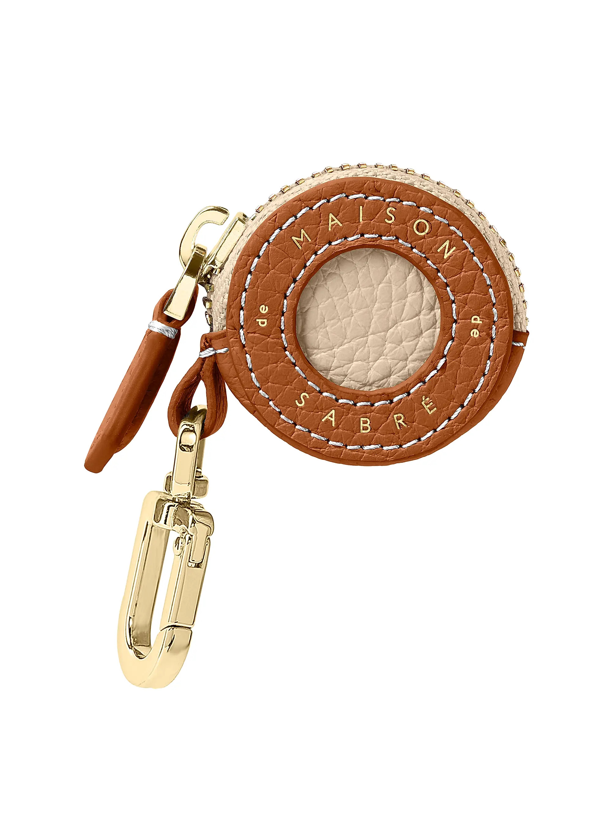 Leather AirTag Charm | Saks Fifth Avenue