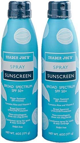 Trader Joe's Nourish Spray Sunscreen SPF 50+ Broad Spectrum (2-Pack) | Amazon (US)