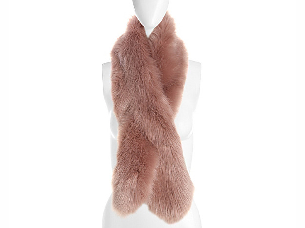 Women's Faux Fur Scarf -Blush | DSW