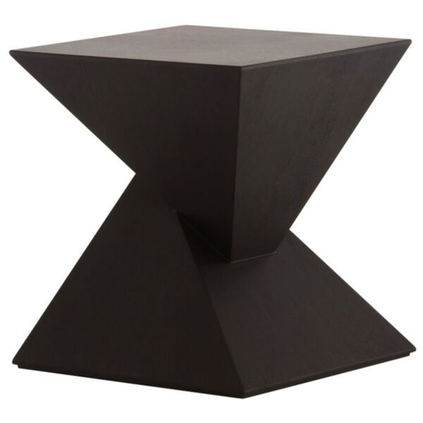 Giza Matte Black Side Table | Bellacor