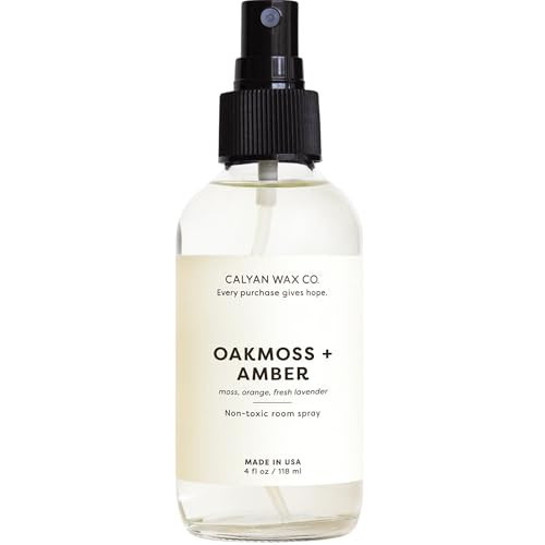 Calyan Wax Co. Oakmoss & Amber Room Spray - Natural Room Deodorizer | Amazon (US)