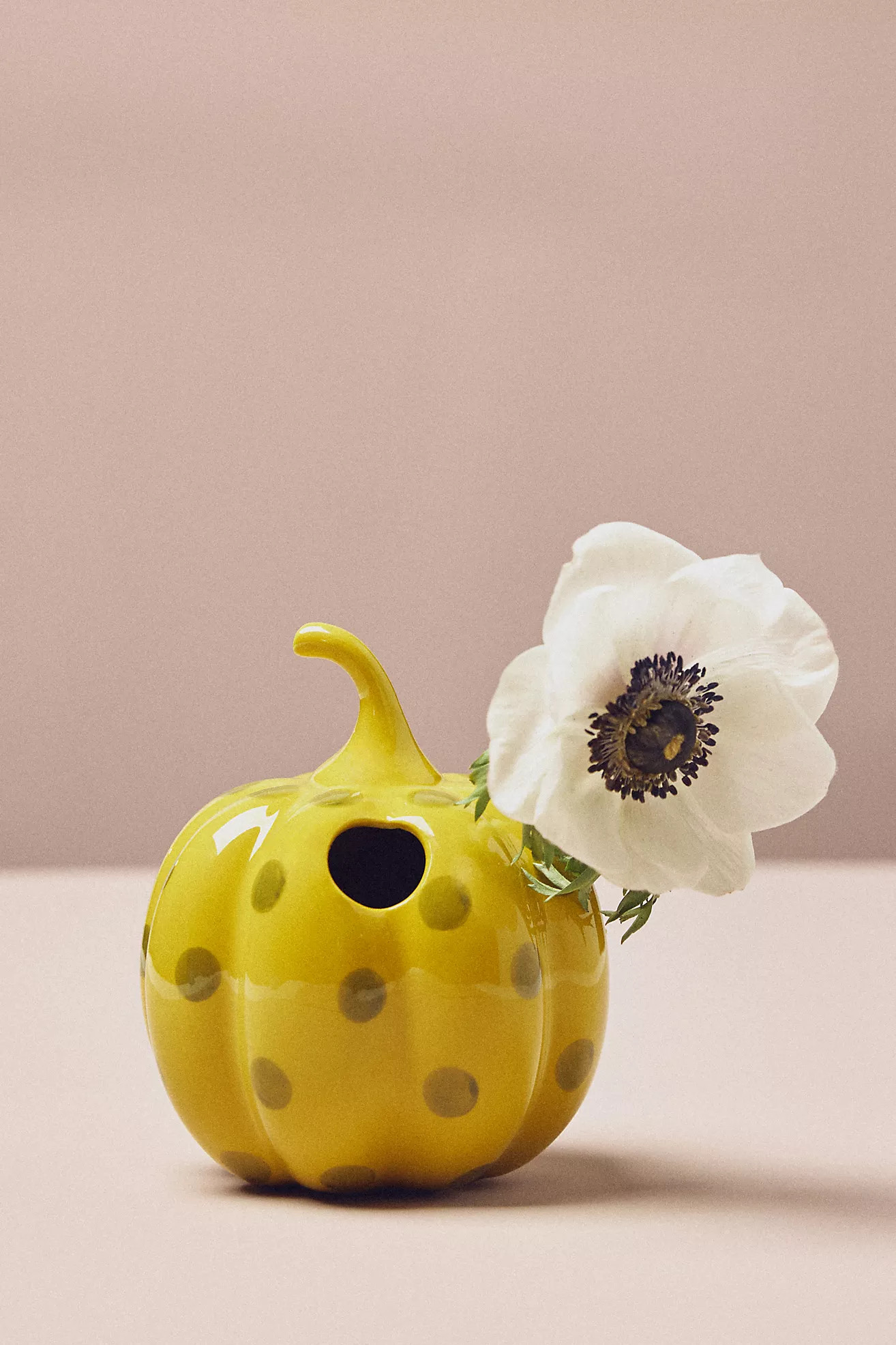 Bonnie Handpainted Floral Stoneware Gourd Bud Vase | Anthropologie (US)