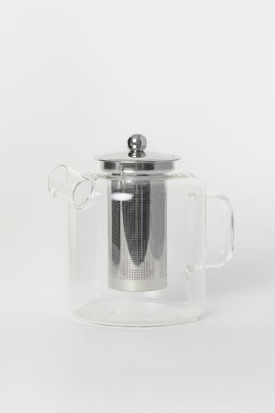 Large Glass Teapot - Clear glass - Home All | H&M US | H&M (US + CA)