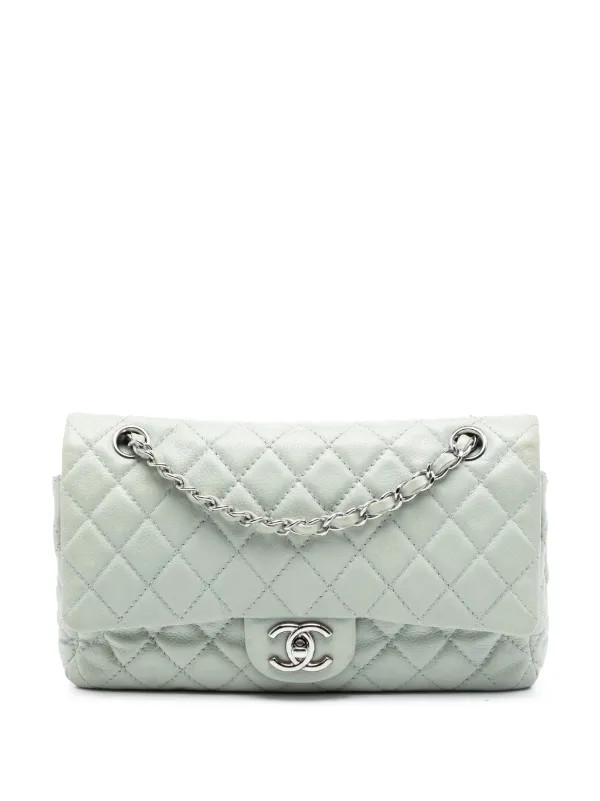2008-2009 mittelgro\u00dfe Classic Double Flap Schultertasche | Farfetch Global