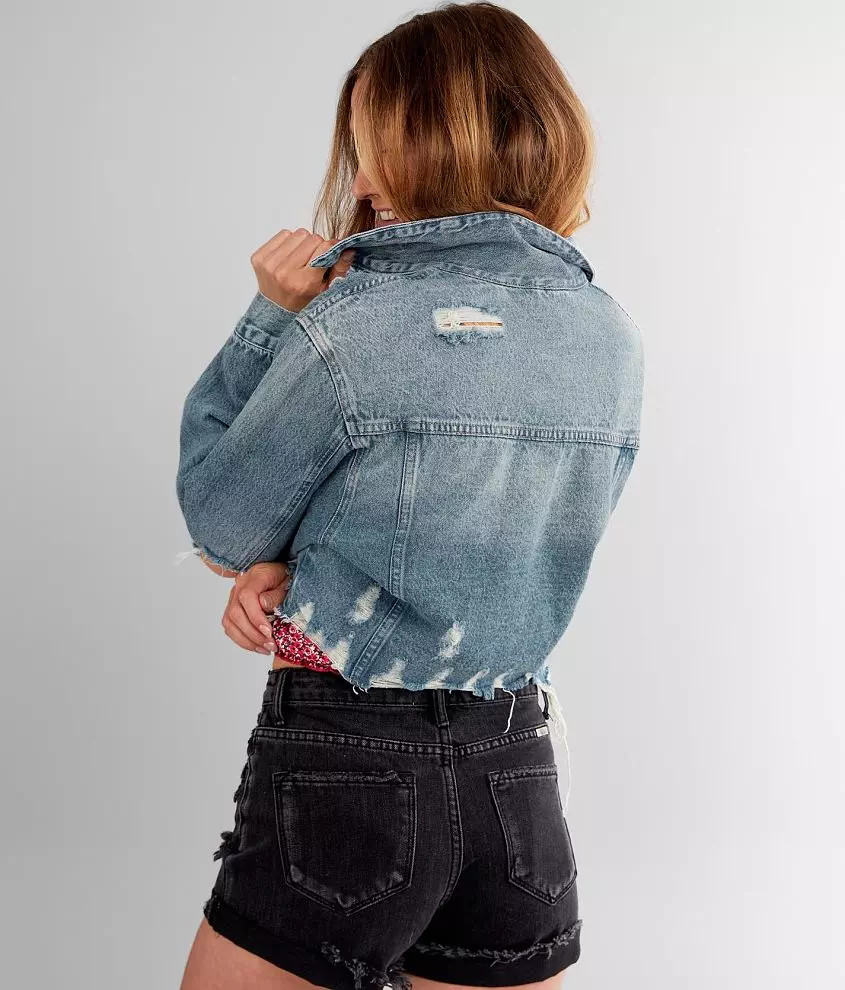 Cropped Denim Jacket | Buckle