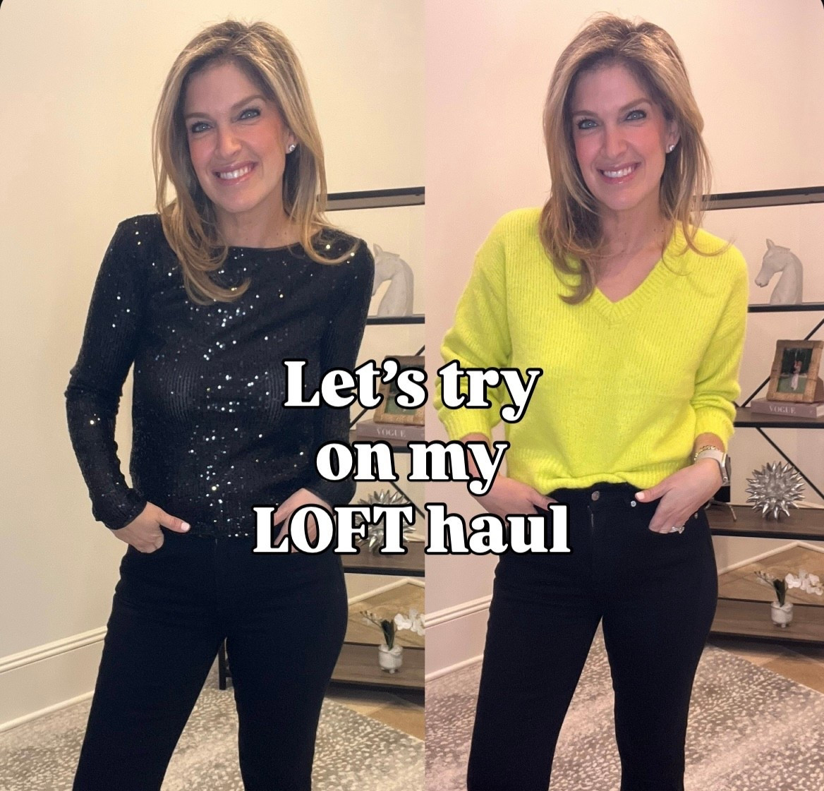 Let’s try on my LOFT haul! Comment “SHOP” for the links - or shop via the link in my bio, in stories, or in my “December Reels” highlight! Note: you must be following me so I can send you a direct message! 

Loving these new fall arrivals - and everything is on sale 40% off! DM me for any questions on sizing! 

#casual #casualstyle #fallfashion #fallstyle #falloutfit #affordablefashion #affordablestyle #over30sfashion #over30style #loftsale #loftstyle #over40sstyle #over40sfashion#LTKStyleTip 

#LTKCyberWeek 

#LTKSeasonal #LTKFindsUnder50 #LTKHoliday