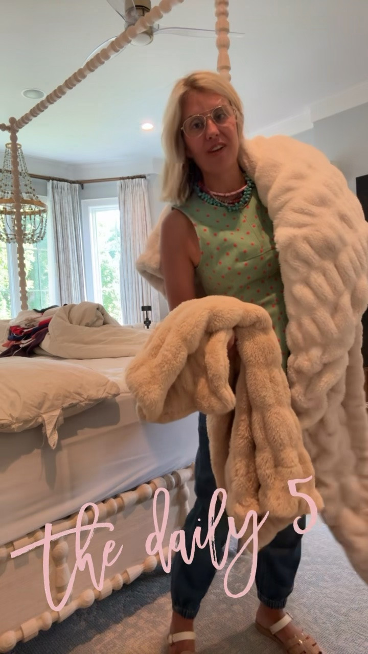 Daily 5…#4…Lola Blanket! No surprise here at our house with this one! It’s everyone’s favorite and i’m telling yall they are amazing! ￼￼

Code: CATHERINE35

#LTKdayinmylife #LTKHome #LTKstorytime