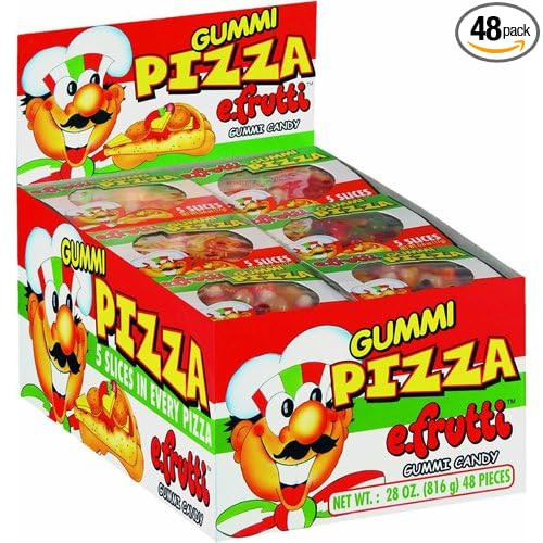 E Frutti Gummi Candy Pizza - 48'S, .6-Ounce (Pack of 48) | Amazon (US)