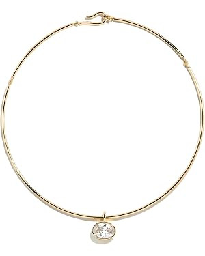 Collar Necklace for Women, Choker Pendant Necklace with Cubic Zirconia Dainty Choker Necklace PVD... | Amazon (US)
