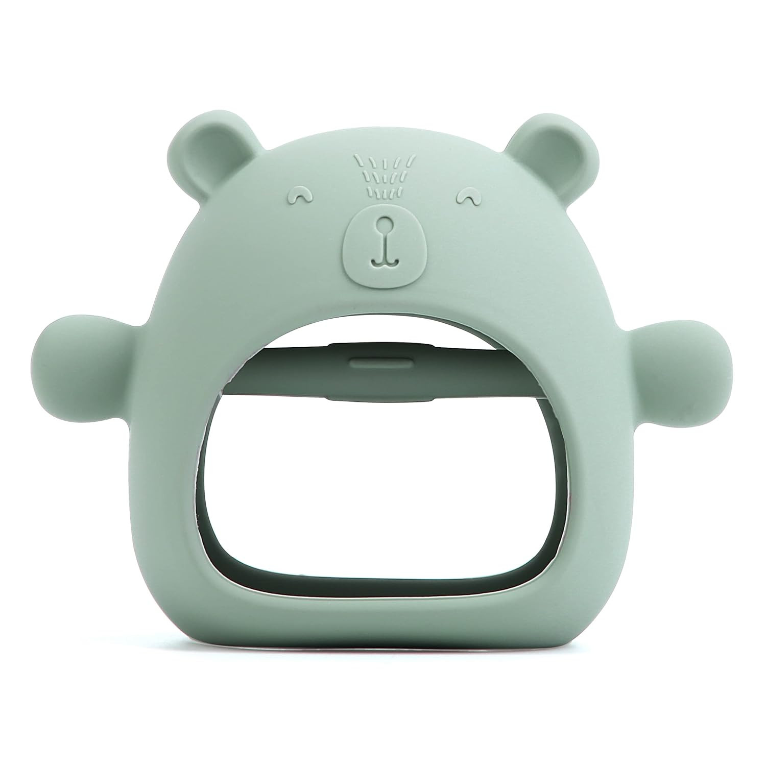 Baby Teether,Baby Teething Toys Silicone Teether Toy for Infants 3+ Months, Never Drop Baby Mitte... | Amazon (US)