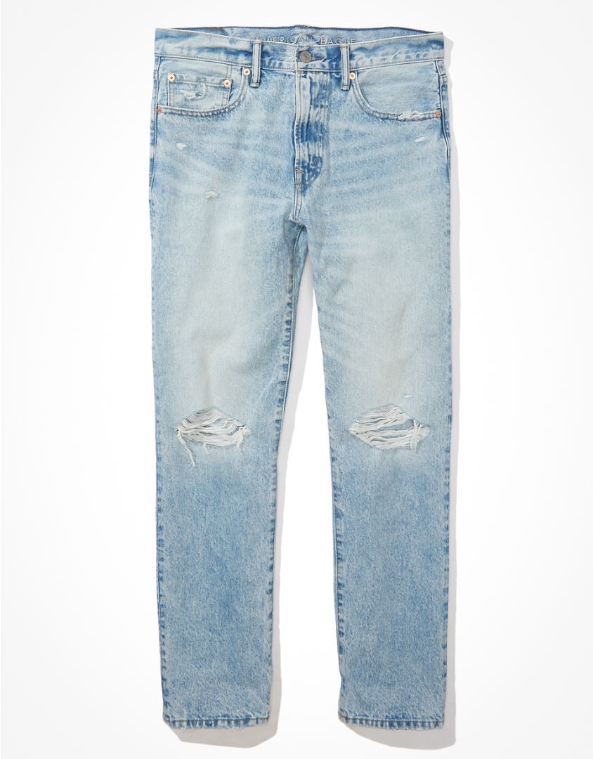 AE Ripped '90s Classic Straight Jean | American Eagle Outfitters (US & CA)