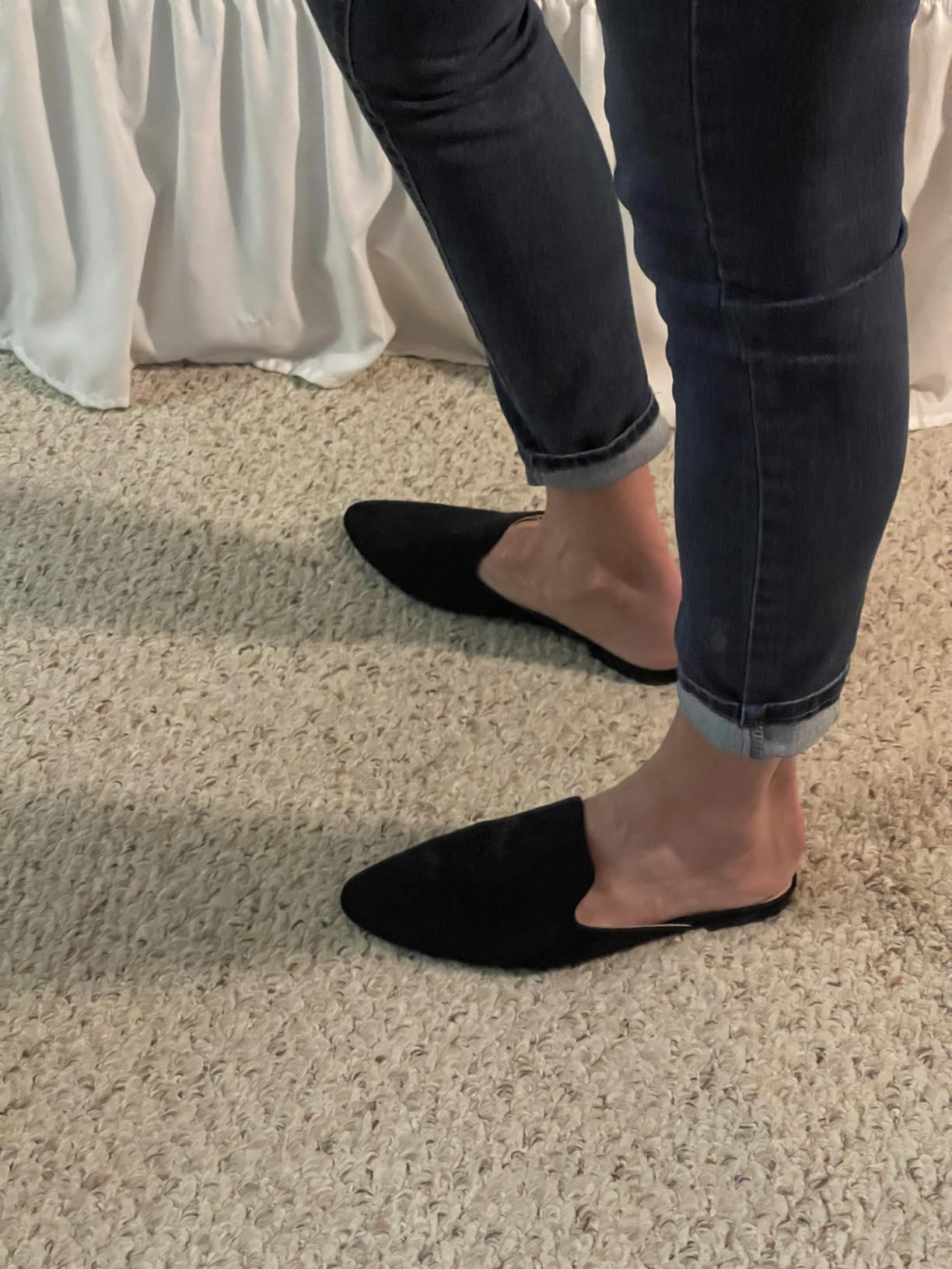 DREAM PAIRS Women's Flat Mules Pointed Toe Backless Loafer Shoes | Amazon (US)